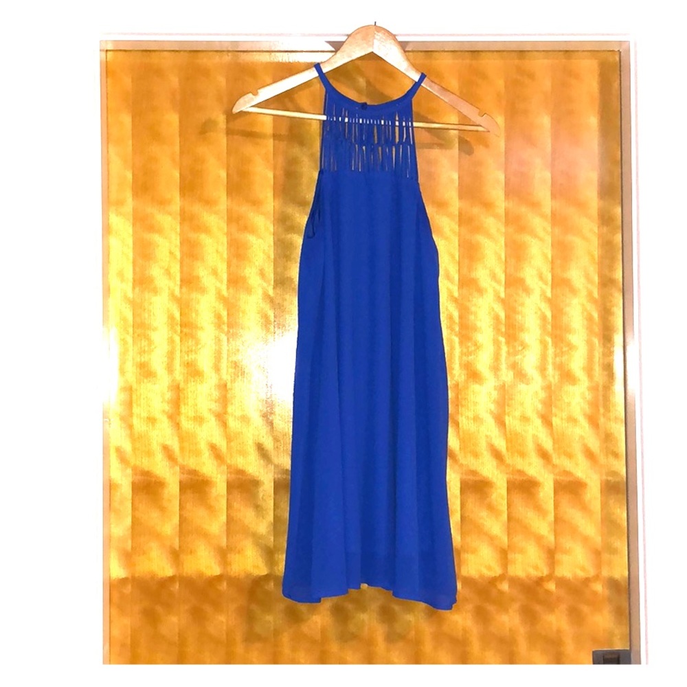 Lulu’s Caged Neck Swing Dress